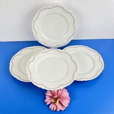 Richard Ginori Set di 4 piatti antichi bianchi servizio in porcellana anni 30 