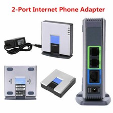 Router VoIP sbloccato SIP+RJ45+2 porte telefoniche adattatore per PAP2T SLS