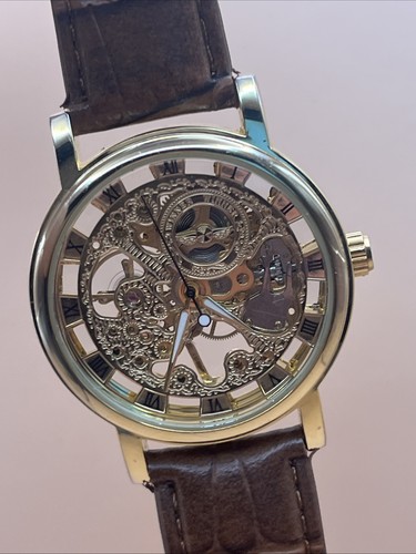 Orologio scheletro uomo 40mm - scheletro,