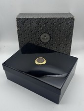 Autentica scatola di presentazione Rolex Cellini vintage nera e scatola esterna Ref: 50.00.09