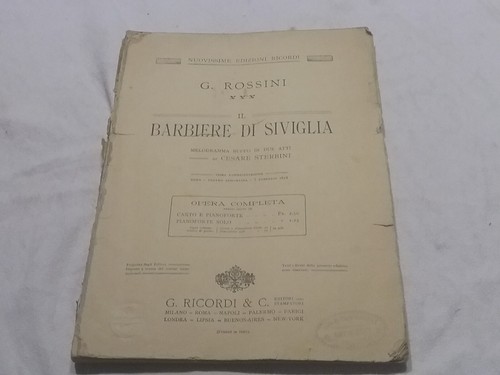 Rossini barbiere di - rossini,