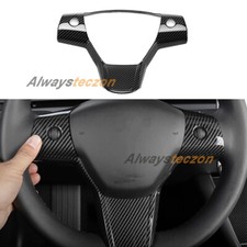 Decorazione Volante Stile Fibra di Carbonio Per Tesla Model 3 2018 2019 2020, Model Y 2020