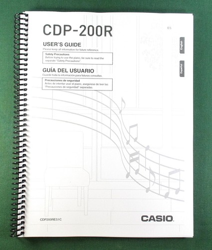 Casio cdp 200r - casio, instruction