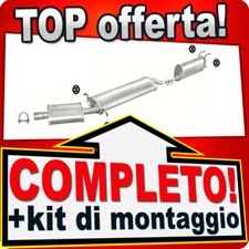 Scarico Completo per FIAT MULTIPLA 1.6 16V 103CV 1999-2003 Marmitta