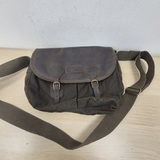 Borsa a tracolla Barbour Tarras cera cotone pelle messenger motociclista piloti utility bag.