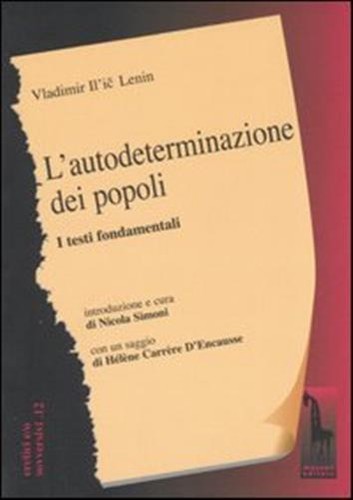 Autodeterminazione dei - l'autodeterminazione,