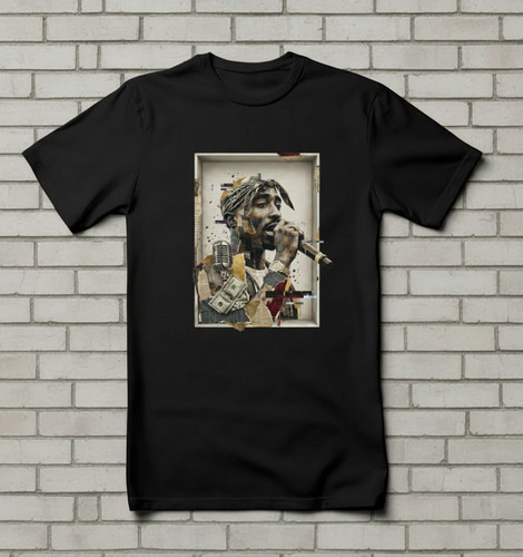 Tupac custom design t - custom, t-shirt