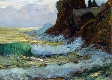 Giuseppe Sacheri Scogliera sul