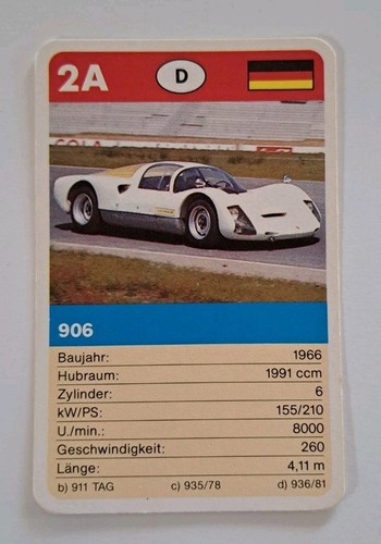 Porsche 906 scheda - 2a,
