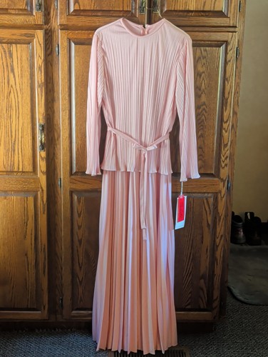 Abito donna rosa plissettato - abito,,