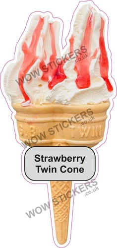 Adesivo furgone gelato twin - adesivo,