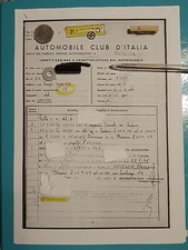 Vespa 125 Vna1 Vna1t 1958_Visura DEMOLITA_No Targa Libretto_200 Px Et3 Rally 