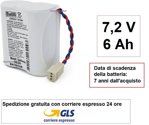 Batteria litio batli06 bat06 - litio,