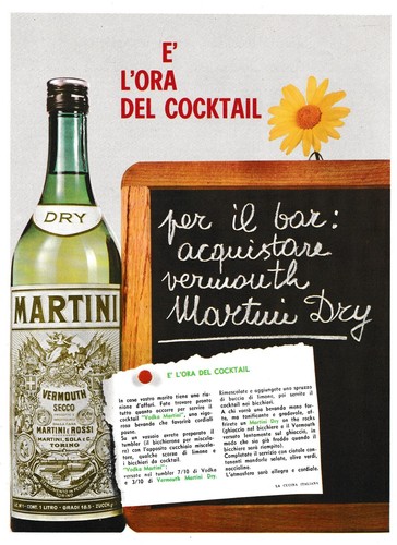 Pubblicita 1967 martini - martini, dry
