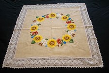 Centrotavola misto lino 80x80 cm