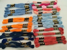 30 MATASSINE COTONE MOULINÈ PUNTO CROCE ANCHOR DMC FILATO RICAMO 8 MT COLORI ASS