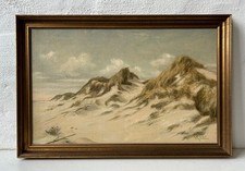 Quadro olio dune di sabbia sul