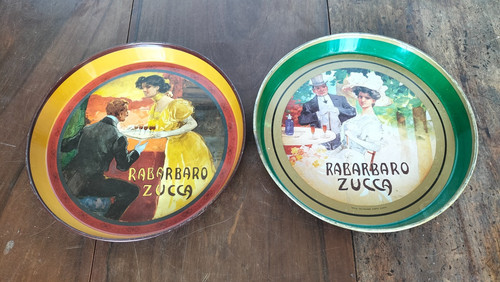 Rabarbaro zucca set due - rabarbaro, vassoi