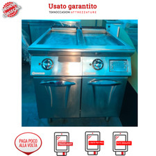 Piastra liscia - Frytop doppio elettrico Mareno 80x90x95 usato garantito
