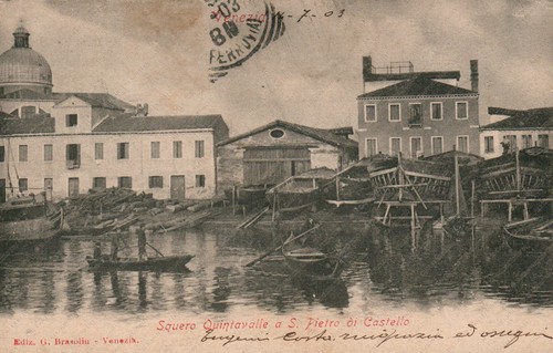 1903 venezia squero - 1903,