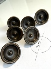 Lotto antichi pomelli per cassetto in bronzo, del XVII Sec. 6x Drawer Handles