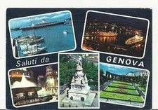 GENOVA (GE) - SALUTI - VEDUTE - VIAGGIATA - VEDI FOTO