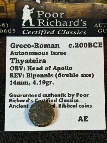 Rara thyateira greco - rara, greco-romana