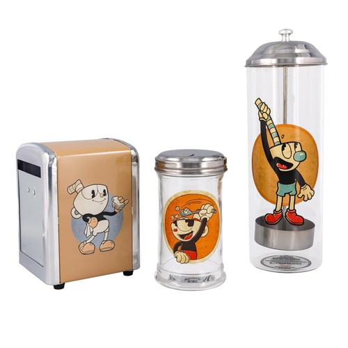 Cuphead retro diner set - cuphead,