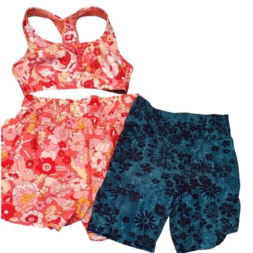 Set activewear floreale rosa - set,