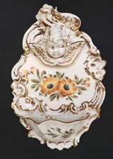 Acquasantiera in ceramica di