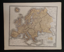 EUROPA ANTICA CARTA GEOGRAFICA