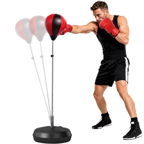 Homcom set punching ball per - set,