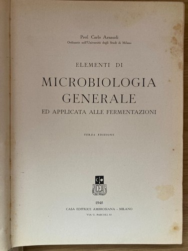 Elementi microbiologia - elementi, di