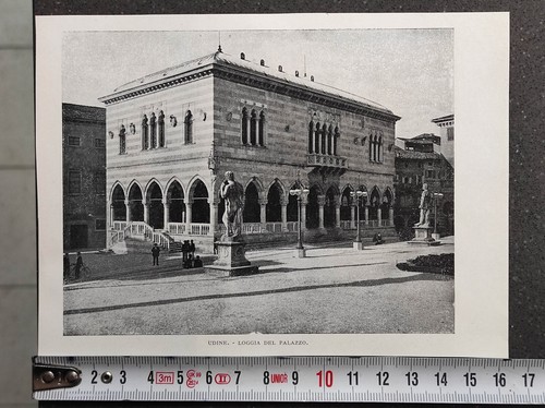 Udine 1923 loggia del lionello - loggia,
