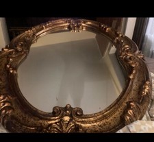 Specchio In Cornice Di Legno