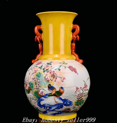 Vaso bottiglia uccellino - , fiori