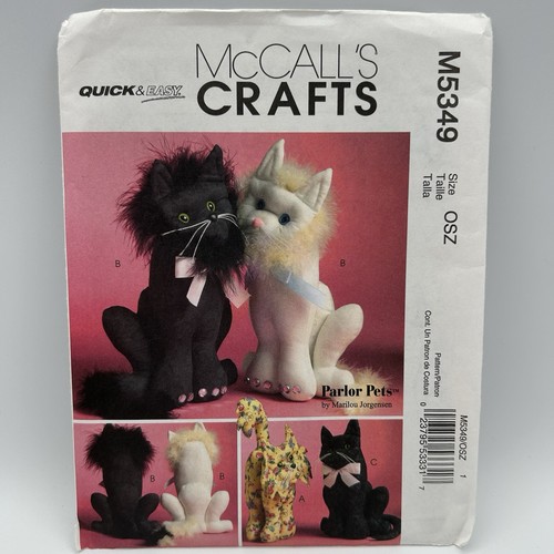 Mccalls 5349 parlor animali - mccalls,