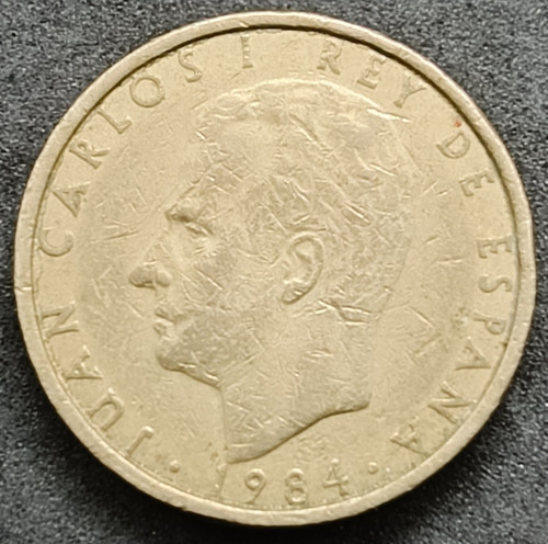 Antica moneta spagnola 100