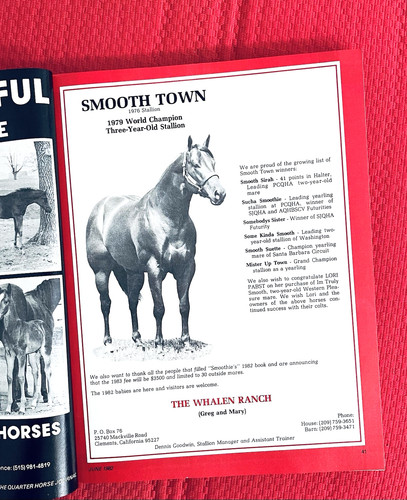 1982 quarter horse journal - 1982,