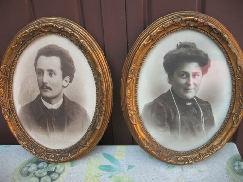 Coppia cornici ovali - coppia,