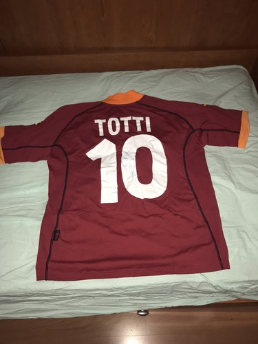 Maglia totti autografata - maglia,