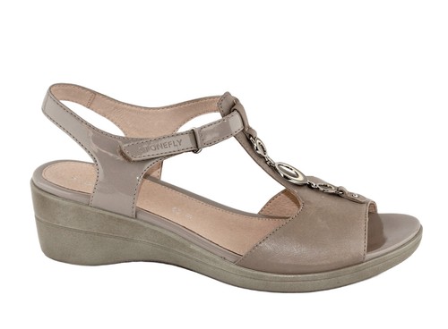 Stonefly sandalo strappo zeppa - sandalo,