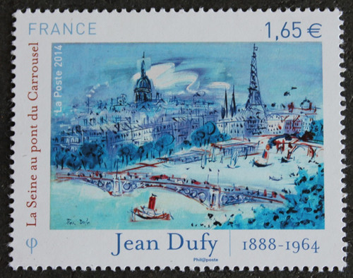 Timbre france tableau jean - france,
