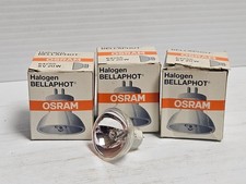 NUOVO LOTTO DI 3 LAMPADINE ALOGENE OSRAM BELLAPHOT 64255 20W 8V