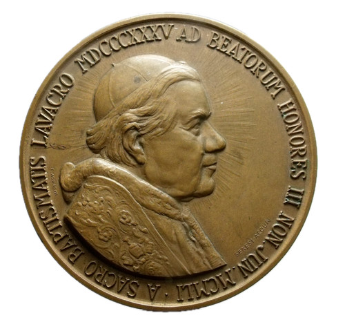 Medaglia vaticano pio - medaglia,