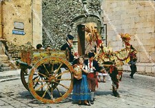 bn312 cartolina carretto