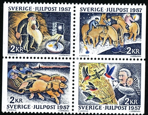 Natale svezia 1987 - svezia,
