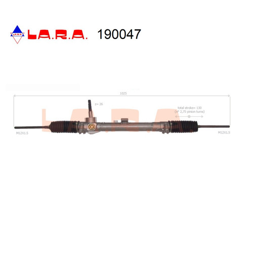 Scatola guida sterzo fiat - scatola,
