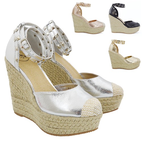 Sandali donna zeppa tacco