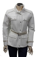 Cappotto corto da donna bianco